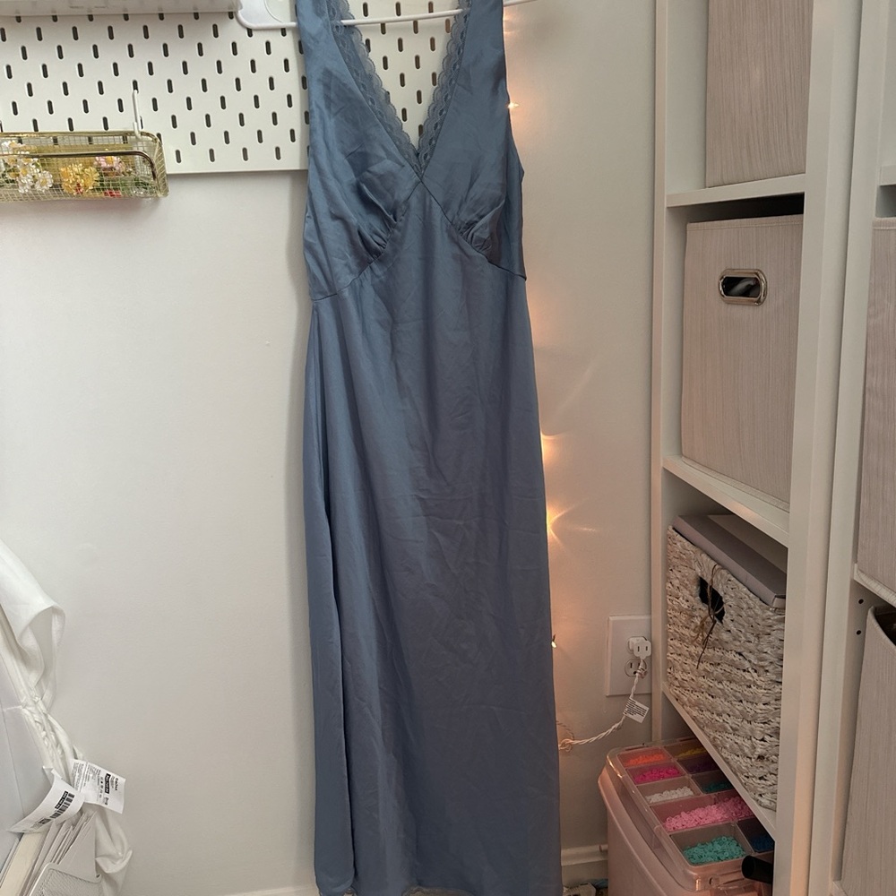 American Eagle Outfitters Blue Maxi Dress